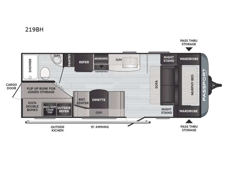 Keystone RV Passport SL 219BH